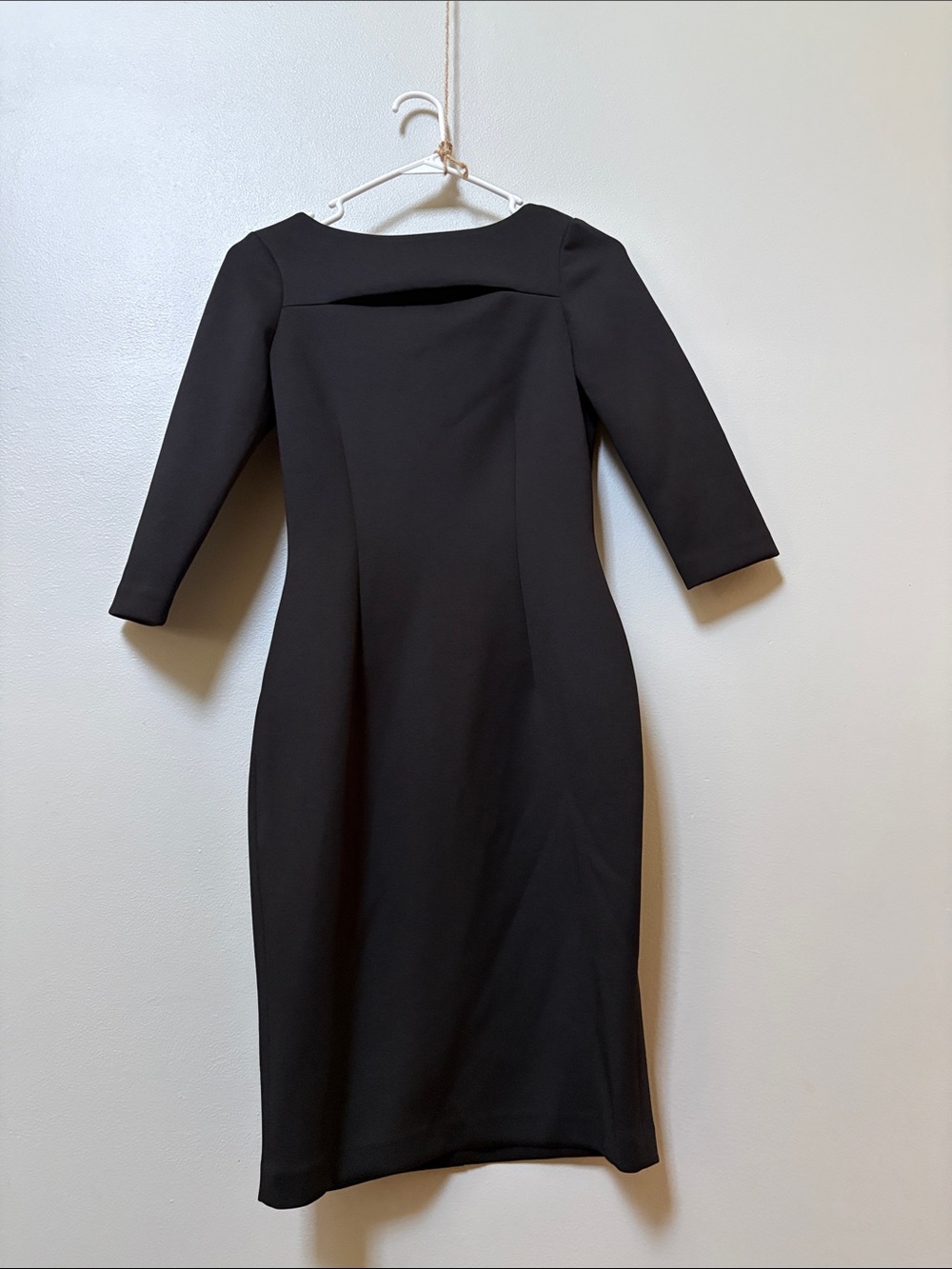 Calvin Klein Black Midi Sheath Dress